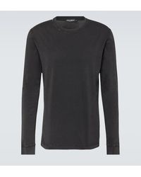 Dolce & Gabbana - Top in jersey di cotone - Lyst