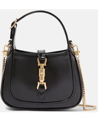 Gucci - Tote Jackie 1961 Super Mini aus Leder - Lyst