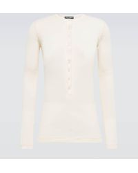 Dolce & Gabbana - Top in maglia a coste di cotone - Lyst