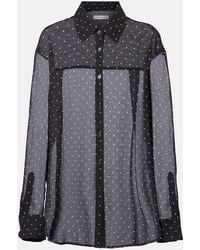 Frankie Shop - Camisa Peri Con Lunares - Lyst