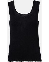 KHAITE - Wil Knitted Cotton Top - Lyst