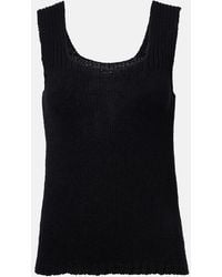 KHAITE - Wil Knitted Cotton Top - Lyst