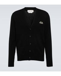 Alexander McQueen - Cashmere And Wool Cardigan - Lyst