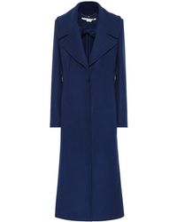 Stella McCartney Cappotto in lana - Blu