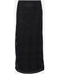 Proenza Schouler - Label Plaid Cotton-Blend Midi Skirt - Lyst