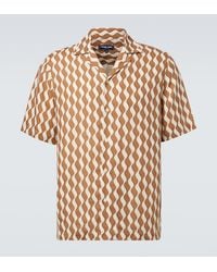 Frescobol Carioca - Roberto Printed Linen Shirt - Lyst
