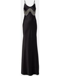 David Koma - Embellished Satin Gown - Lyst