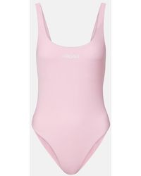 Versace - Logo Swimsuit - Lyst