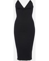 Coperni - Bustier Knit Midi Dress - Lyst