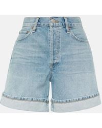 Agolde - Dame High-Rise Denim Shorts - Lyst