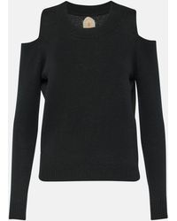 Jardin Des Orangers - Cutout Wool And Cashmere Sweater - Lyst