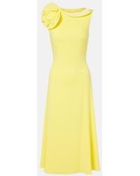Roland Mouret - Floral-Applique Cocktail Dress - Lyst