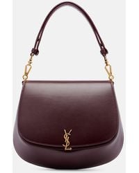Saint Laurent - Voltaire Medium Leather Shoulder Bag - Lyst