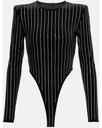 Alex Perry - Body Aus Samt Mit Kristallen - Lyst