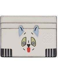 Loewe - X Louis Wain Cats Leather Card Holder - Lyst