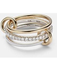Spinelli Kilcollin - Tigris Sg 18Kt And Sterling Ring With Diamonds - Lyst
