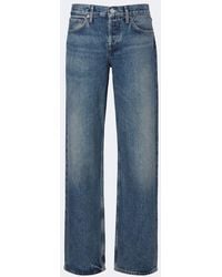 Agolde - Low Rise Loose Wide-Leg Jeans - Lyst