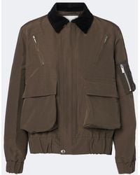Sacai - Cotton-Blend Blouson Jacket - Lyst