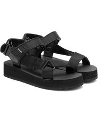 Prada Sandales Nomad à plateforme - Noir