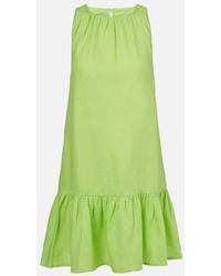 Asceno - Adana Linen Minidress - Lyst