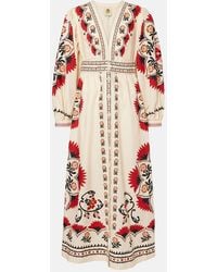 FARM Rio - Cashew Mandala Cream Printed Maxi Dress - Lyst