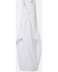 KHAITE - Kenith Cotton Maxi Dress - Lyst