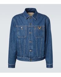 Valentino - Denim Jacket - Lyst