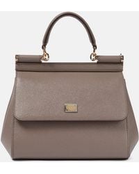 Dolce & Gabbana - Sac A Bandouliere Sicily Small En Cuir - Lyst