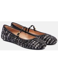 Gianvito Rossi - Mary Ribbon 05 Boucle Mary Jane Flats - Lyst