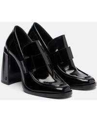 Jimmy Choo - Loafer-Pumps Tylor 95 Aus Leder - Lyst