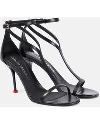 Alexander McQueen - Harness Leather Sandals - Lyst
