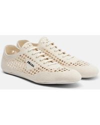 Prada - Collapse Crochet Sneakers - Lyst