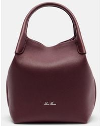 Loro Piana - Bucket Bag Bale Small Aus Leder - Lyst