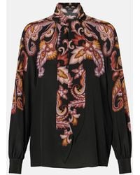 Etro - Blouse À Imprimé Graphique - Lyst