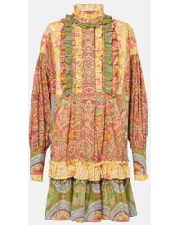 Valentino - Voyage Imaginaire Cotton Minidress - Lyst