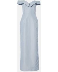 Markarian - Vestido De Fiesta Sarika De Tafetan - Lyst