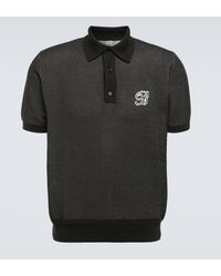 Berluti - Golf Cotton And Silk Polo Shirt - Lyst