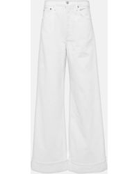 Agolde - Dame Jean High-rise Wide-leg Jeans - Lyst
