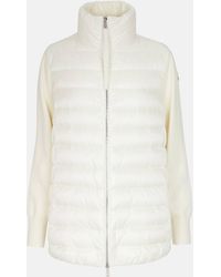 Moncler - Wool And Down Jacket - Lyst