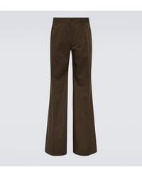 Dolce & Gabbana - Cotton Wide-leg Pants - Lyst