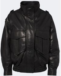 Frankie Shop - Napa Leather Jacket - Lyst