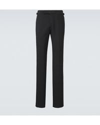 Tom Ford - Wool Straight Pants - Lyst