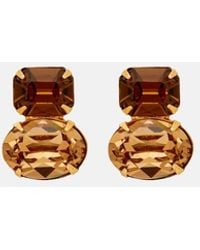 Jennifer Behr - Maureen Crystal-Embellished Earrings - Lyst