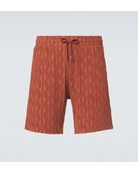 Frescobol Carioca - Augusto Cotton Terry Jacquard Shorts - Lyst