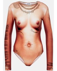 Jean Paul Gaultier - Tattoo Collection Bodysuit - Lyst
