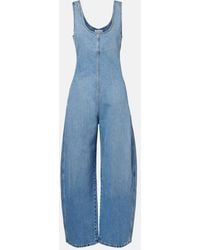Alaïa - Denim Jumpsuit - Lyst