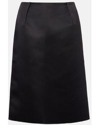 TOTEME - Duchess Satin Pencil Skirt - Lyst