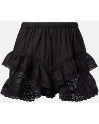 Isabel Marant - Jocadia Floral Lace Shorts - Lyst