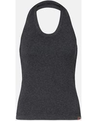 Extreme Cashmere - N°409 Jerry Halterneck Cotton And Cashmere Top - Lyst