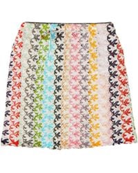 Missoni Metallic Knit Miniskirt - Multicolour